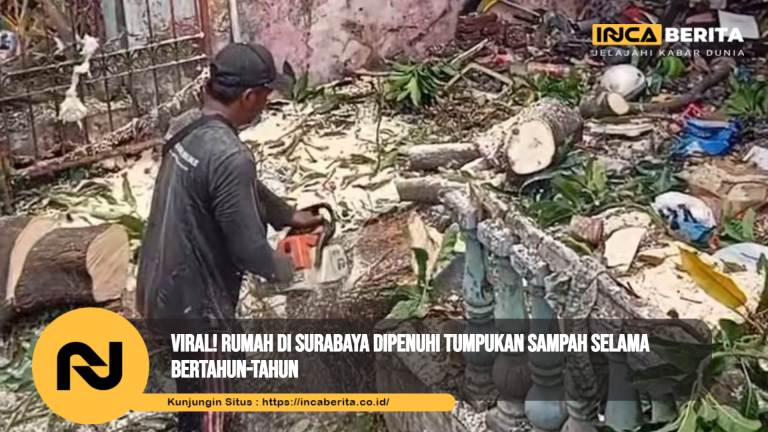 Rumah Penuh Sampah di Surabaya