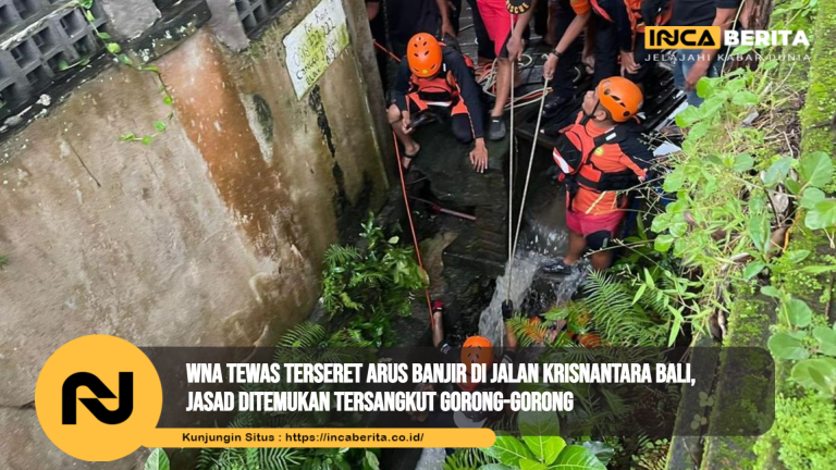 WNA Tewas Terseret Banjir Bali