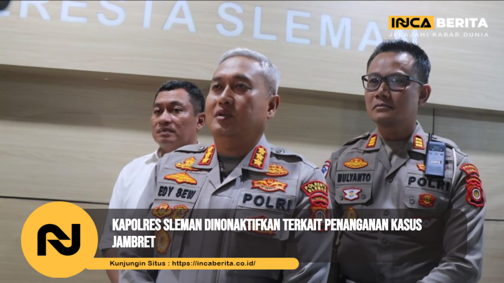 Kapolres Sleman Dinonaktifkan Terkait Penanganan Kasus Jambret