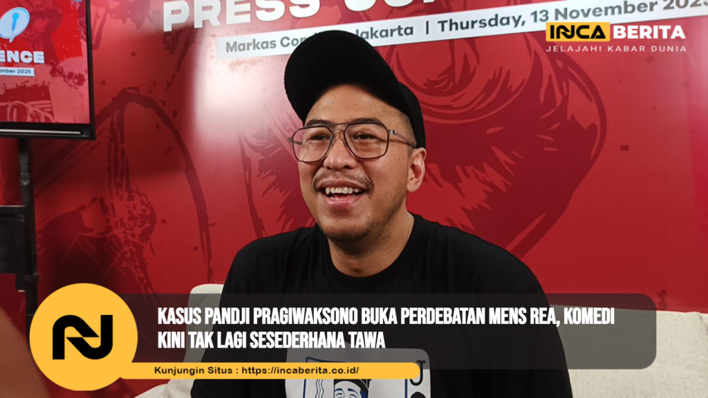 Kasus Pandji Pragiwaksono Buka Perdebatan Mens Rea, Komedi Kini Tak Lagi Sesederhana Tawa