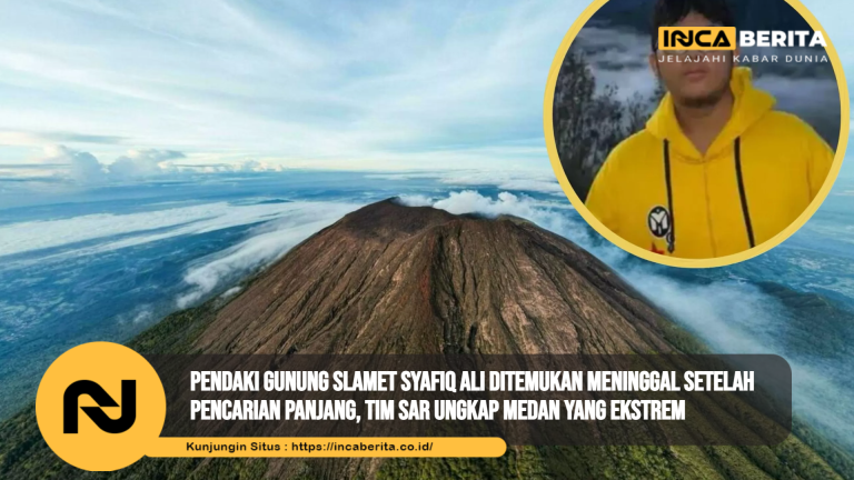 Syafiq Ali Ditemukan Meninggal