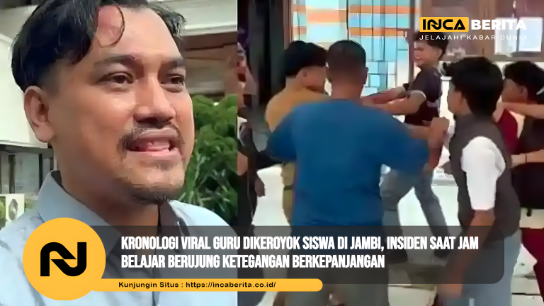 Kronologi Viral Guru Dikeroyok Siswa di Jambi, Insiden Saat Jam Belajar Berujung Ketegangan Berkepanjangan