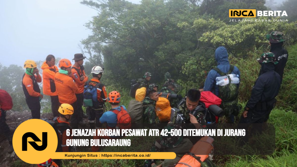 6 Jenazah ATR 42-500 di Temukan
