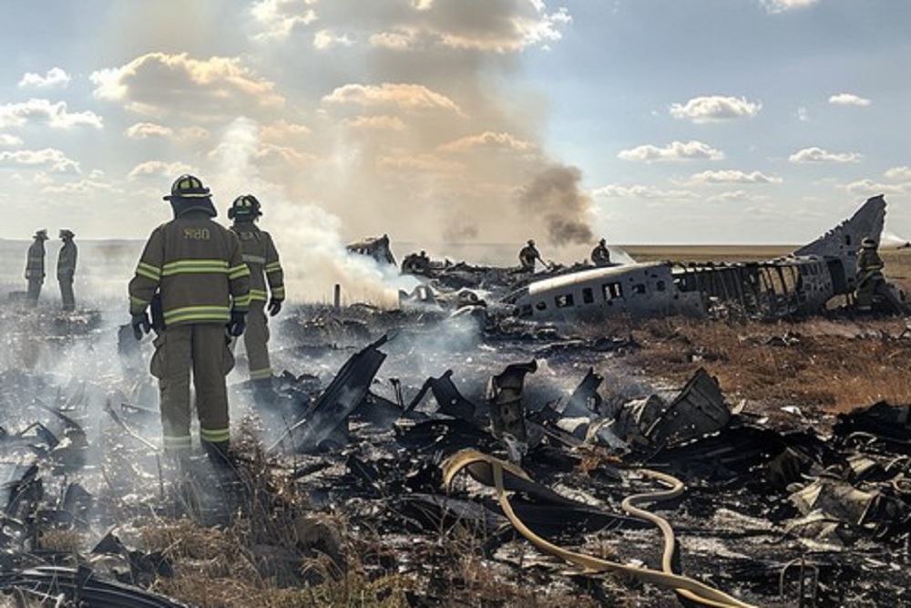 Pesawat Satena Jatuh