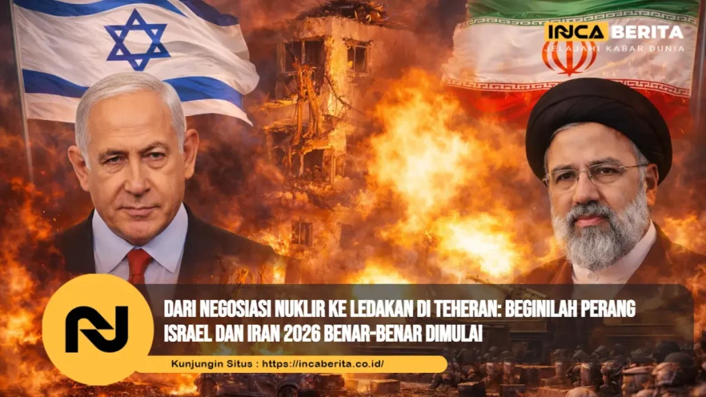 Dari Negosiasi Nuklir ke Ledakan di Teheran Beginilah Perang Israel dan Iran 2026 Benar-Benar Dimulai