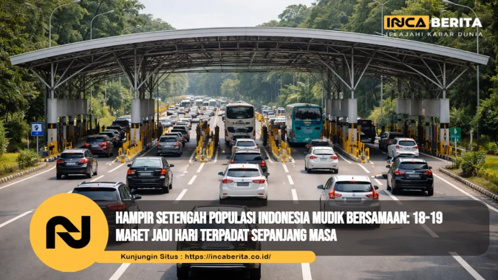 Hampir Setengah Populasi Indonesia Mudik Bersamaan 18-19 Maret Jadi Hari Terpadat Sepanjang Masa