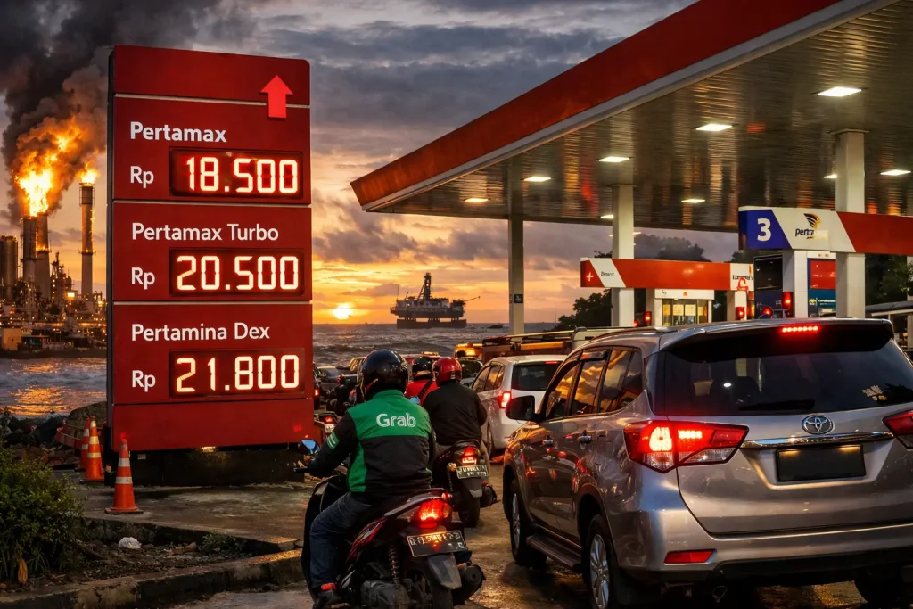 Harga BBM Nonsubsidi Naik