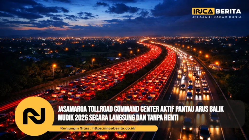 Jasamarga Tollroad Command Center Aktif Pantau Arus Balik Mudik 2026 Secara Langsung dan Tanpa Henti