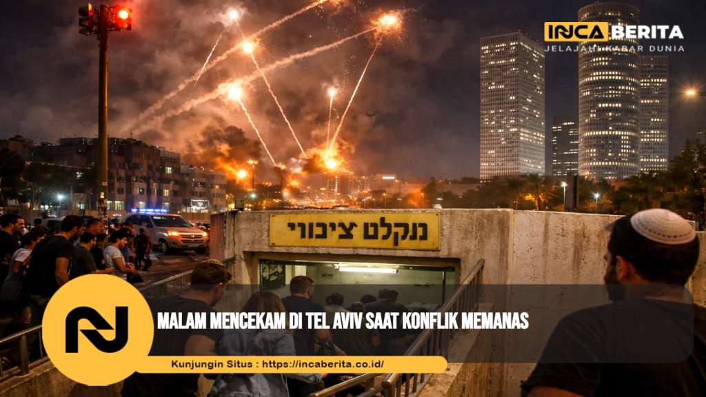 Malam Mencekam di Tel Aviv Saat Konflik Memanas