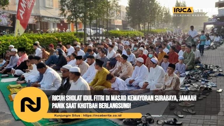 Ricuh Sholat Idul Fitri
