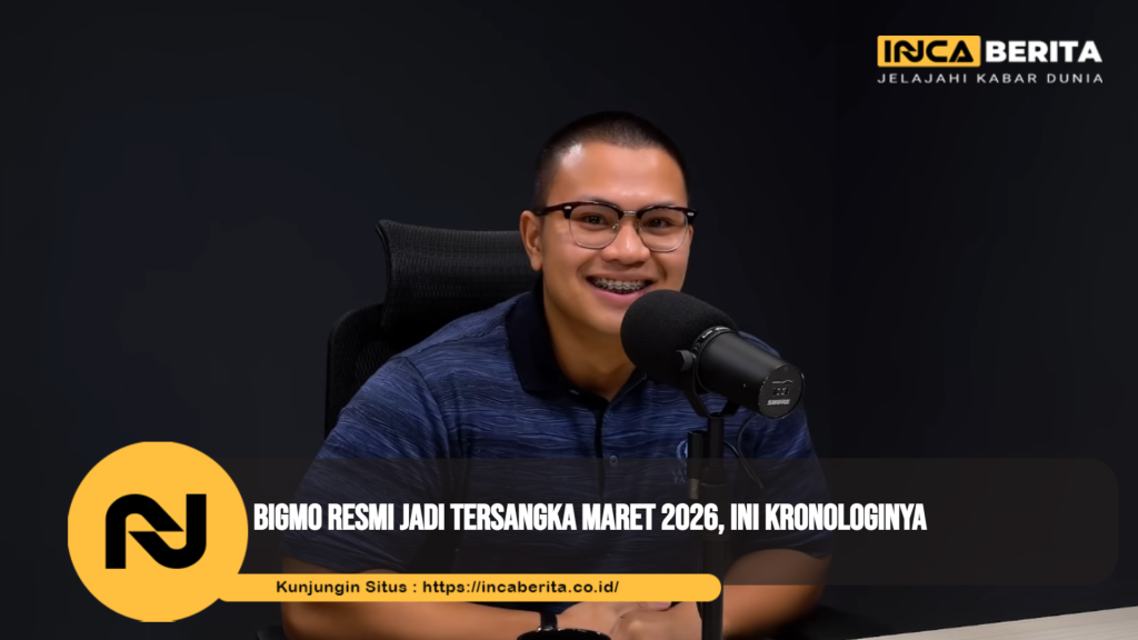 Bigmo Resmi Jadi Tersangka Maret 2026, Ini Kronologinya