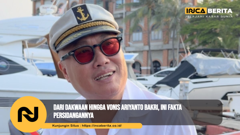 Dari Dakwaan hingga Vonis Ariyanto Bakri, Ini Fakta Persidangannya