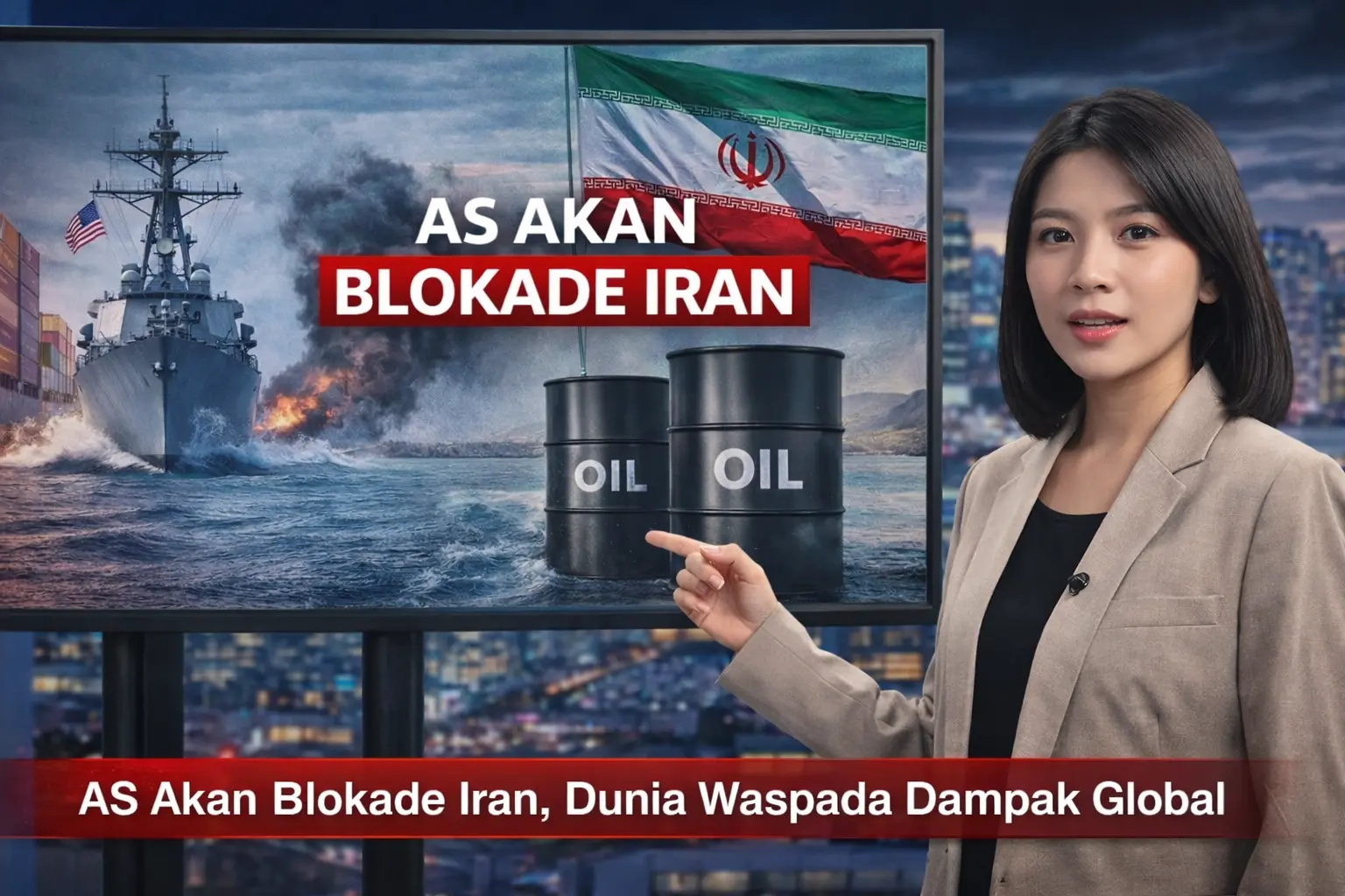 AS Akan Blokade Iran