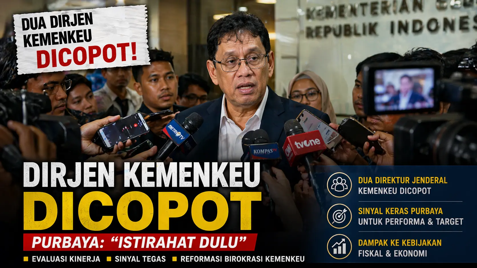 Dirjen Kemenkeu Dicopot