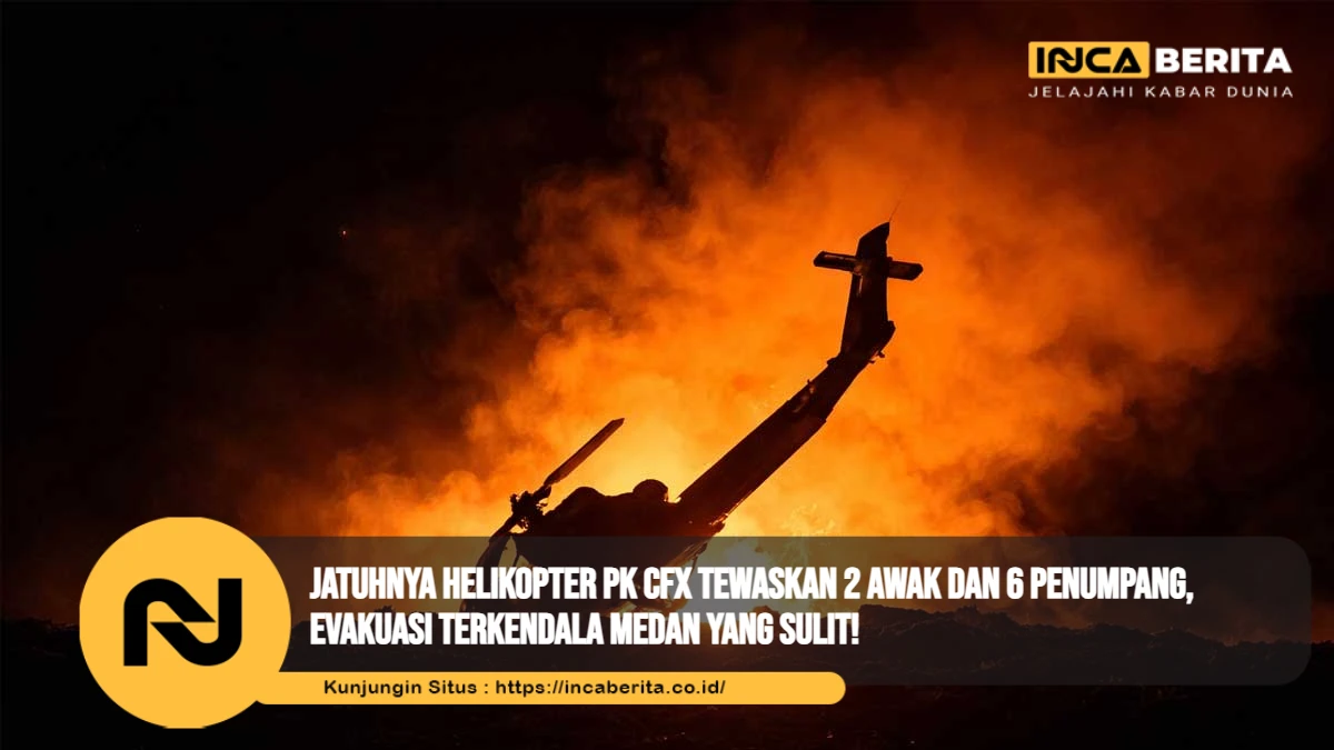 Evakuasi Korban Helikopter