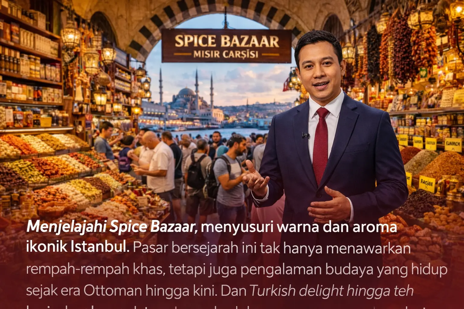 Menjelajahi Spice Bazaar