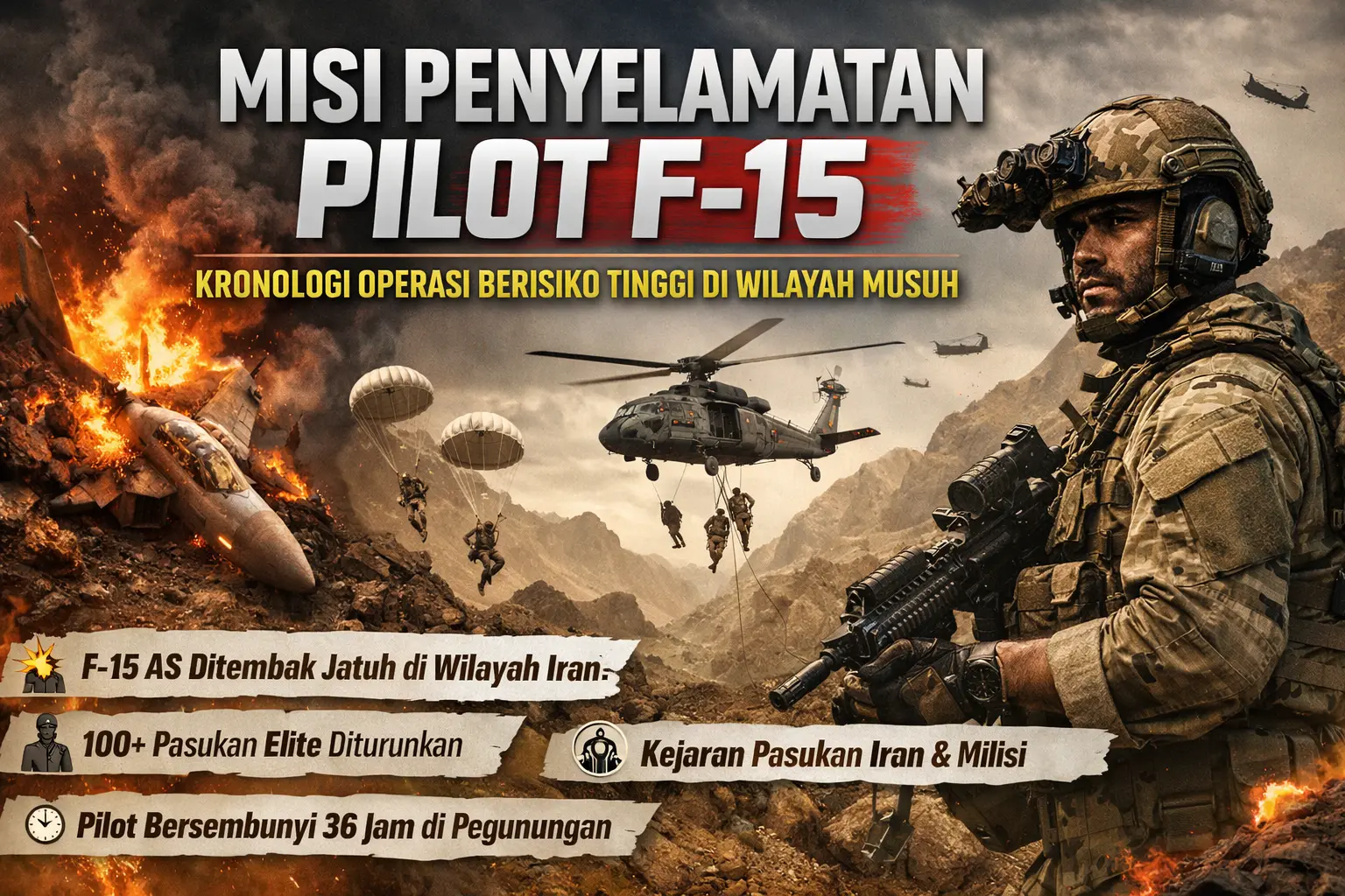 Misi Penyelamatan Pilot F-15