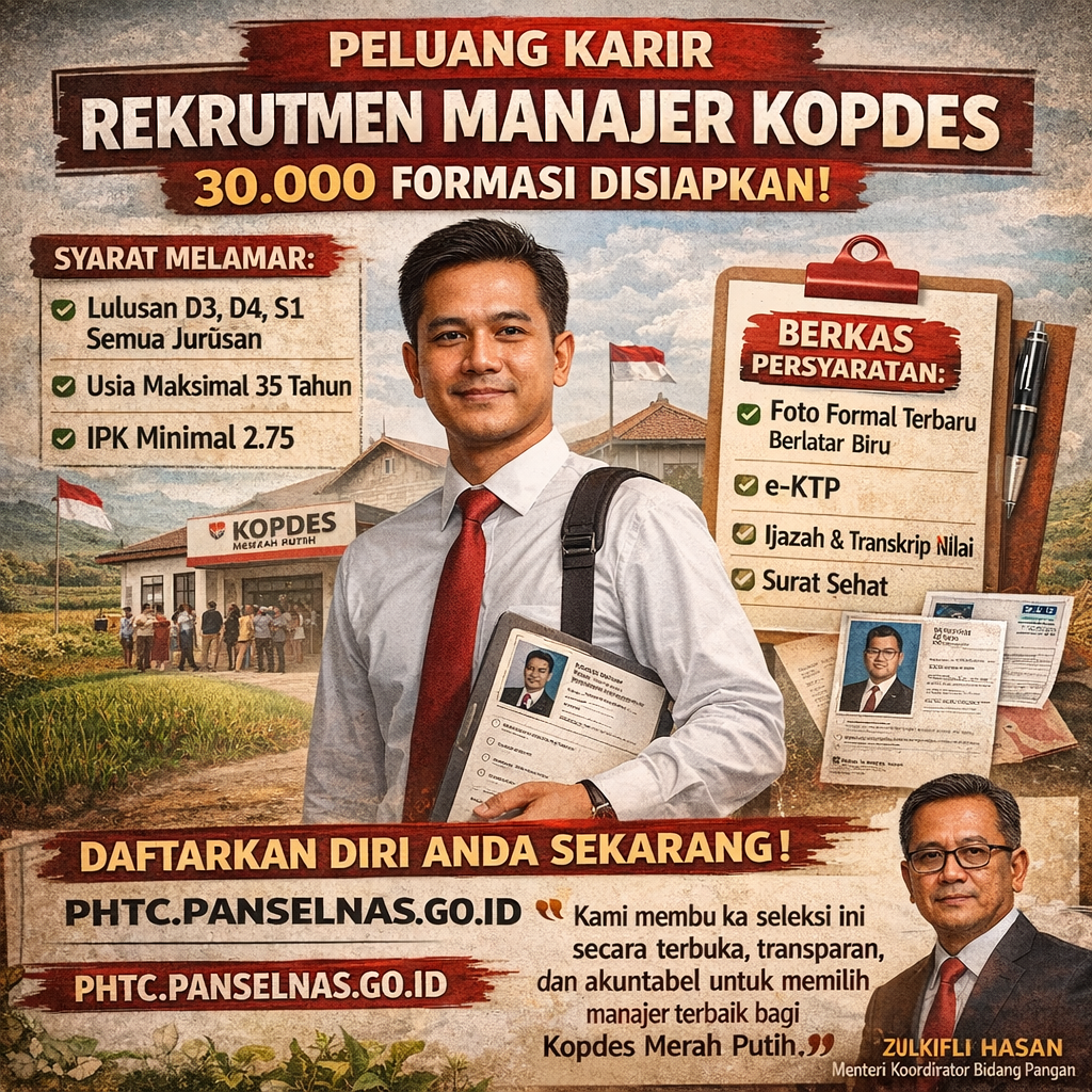Rekrutmen Manajer Kopdes