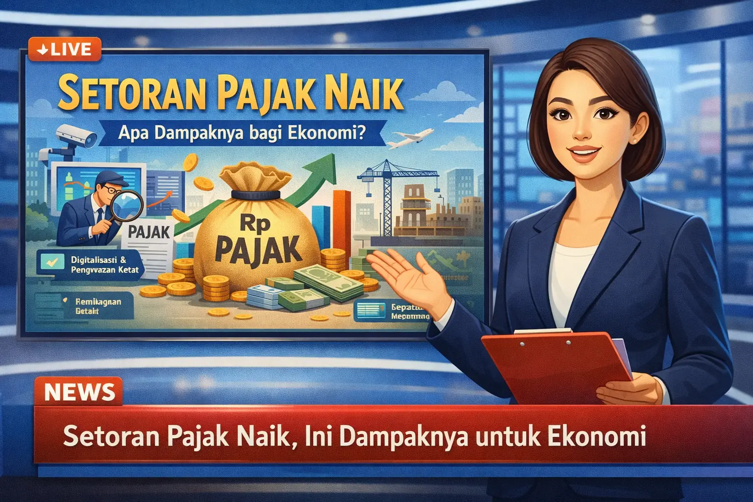 Setoran Pajak Naik