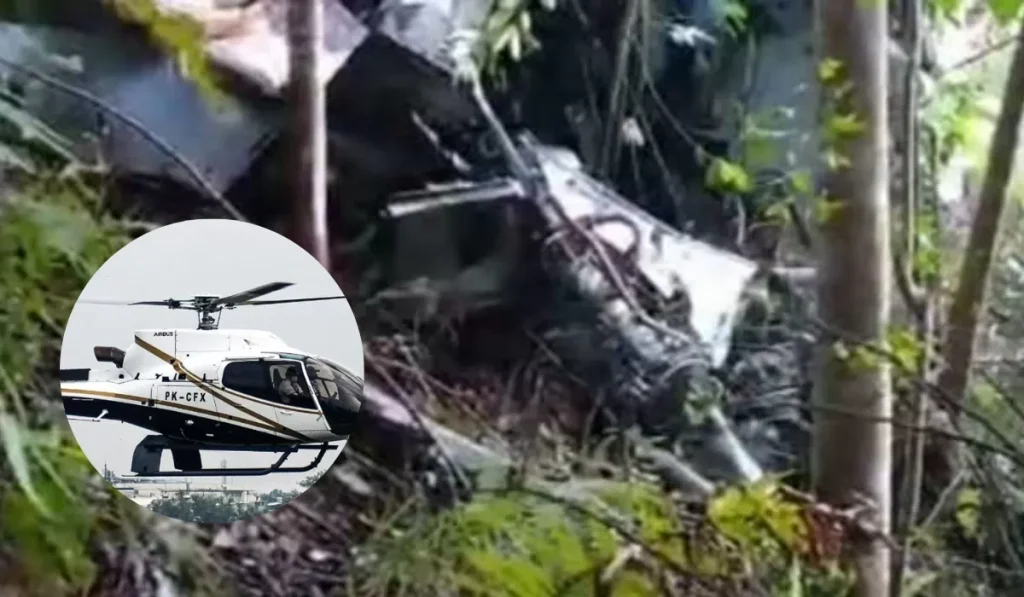 Titik Jatuh Helikopter PK-CFX