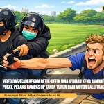 Video Dashcam Rekam Detik-detik WNA Jerman kena Jambret di Jakarta Pusat, Pelaku Rampas HP Tanpa Turun dari Motor Lalu Tancap Gas