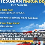 Penyesuaian Harga BBM April 2026: Pertamina Tahan Harga, Isu Kenaikan Dipastikan Hoaks