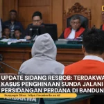 Update Sidang Resbob: Terdakwa Kasus Penghinaan Sunda Jalani Persidangan Perdana di Bandung