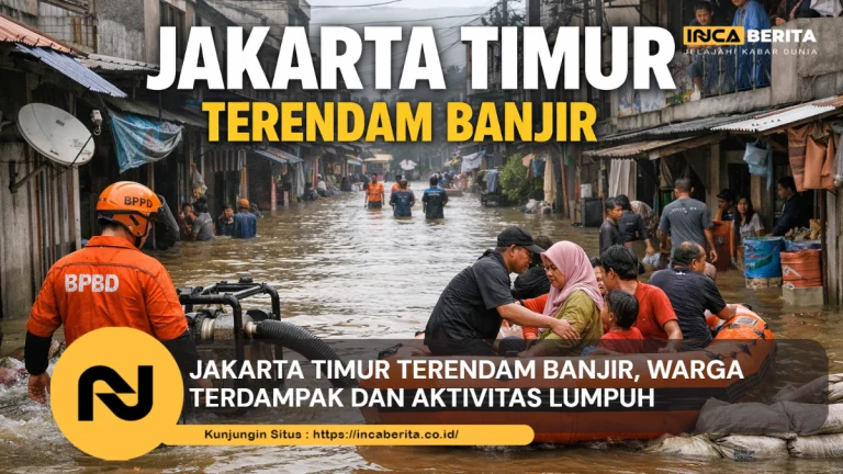 Jakarta Timur Terendam Banjir, Warga Terdampak dan Aktivitas Lumpuh