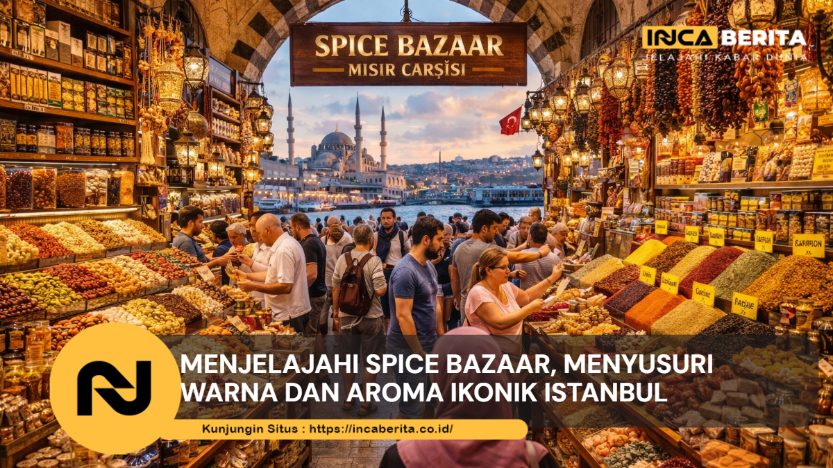 Menjelajahi Spice Bazaar, Menyusuri Warna dan Aroma Ikonik Istanbul