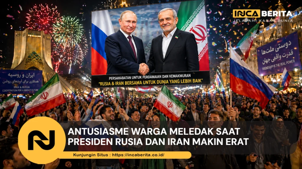 Antusiasme Warga Meledak Saat Presiden Rusia dan Iran Makin Erat