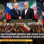Antusiasme Warga Meledak Saat Presiden Rusia dan Iran Makin Erat