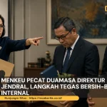 Menkeu Pecat Duamasa Direktur Jendral