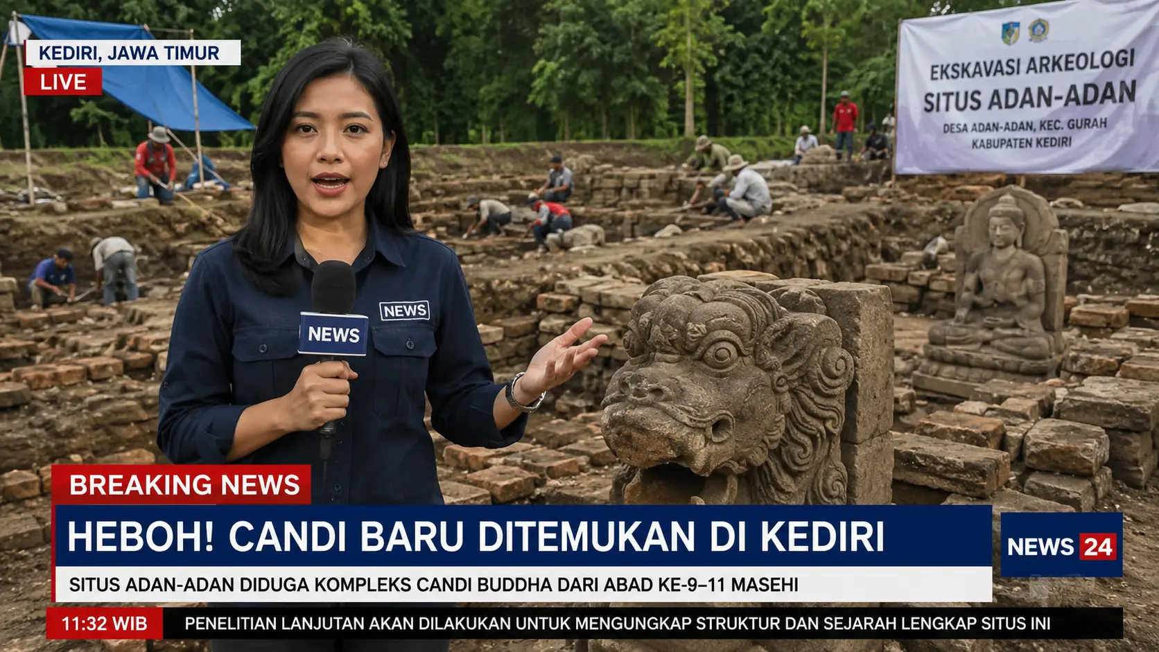 Candi Baru Ditemukan di Kediri