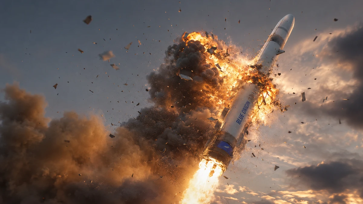 Hanya Beberapa Detik Setelah Mesin Dinyalakan, Roket New Glenn Blue Origin Meledak Hebat dan Hancurkan Landasan Peluncuran di Florida