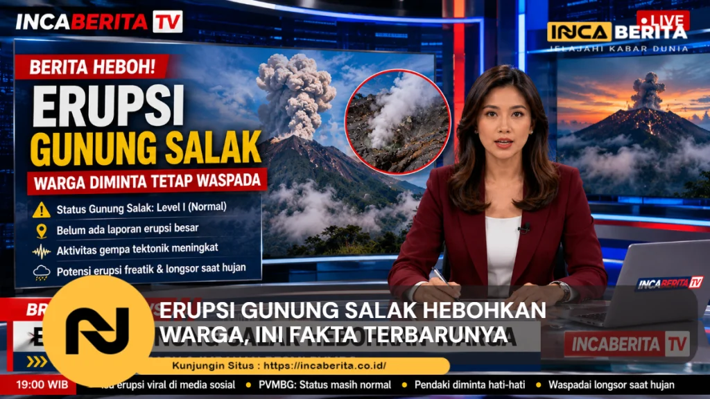 Erupsi Gunung Salak Hebohkan Warga, Ini Fakta Terbarunya