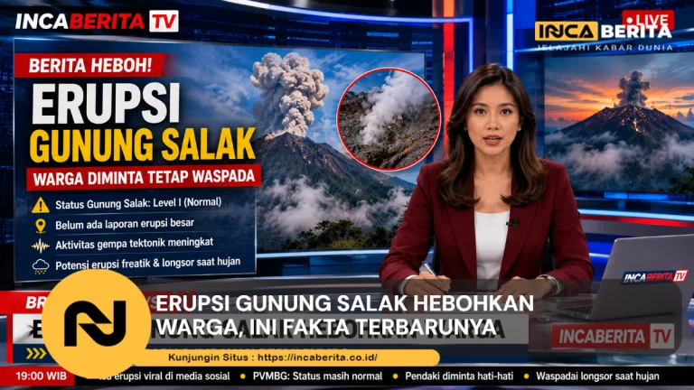 Erupsi Gunung Salak Hebohkan Warga, Ini Fakta Terbarunya