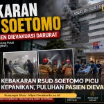 Kebakaran RSUD Soetomo Picu Kepanikan, Puluhan Pasien Dievakuasi