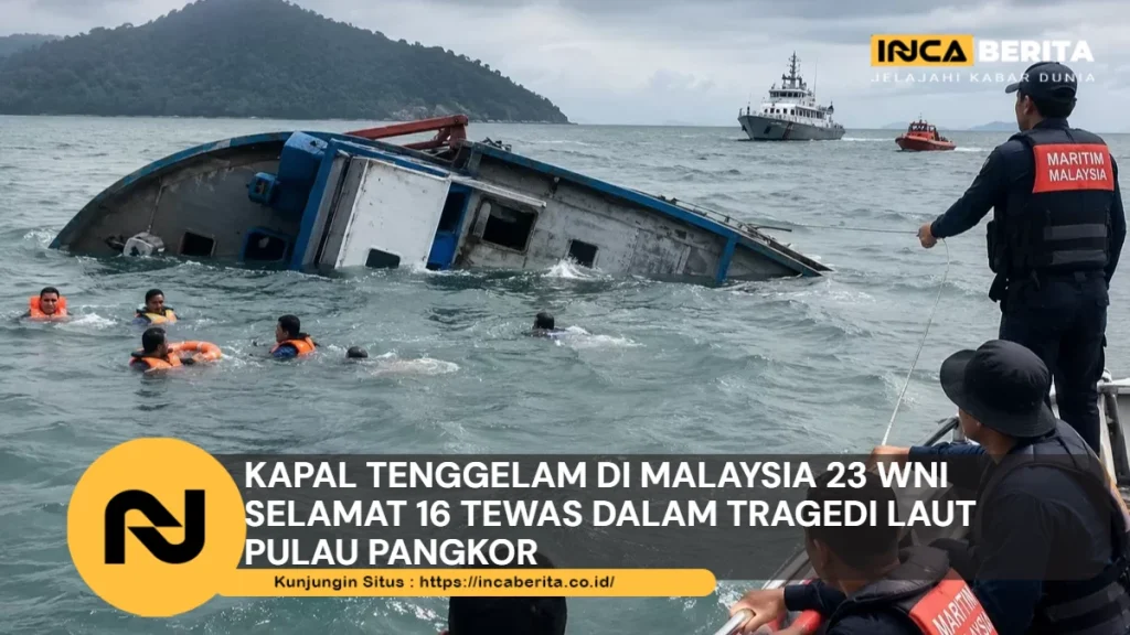 kapal tenggelam di Malaysia