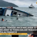 kapal tenggelam di Malaysia