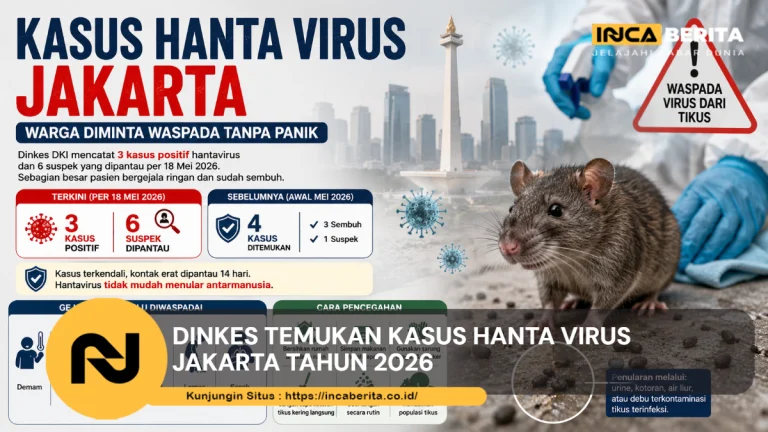 Dinkes Temukan Kasus Hanta Virus Jakarta Tahun 2026
