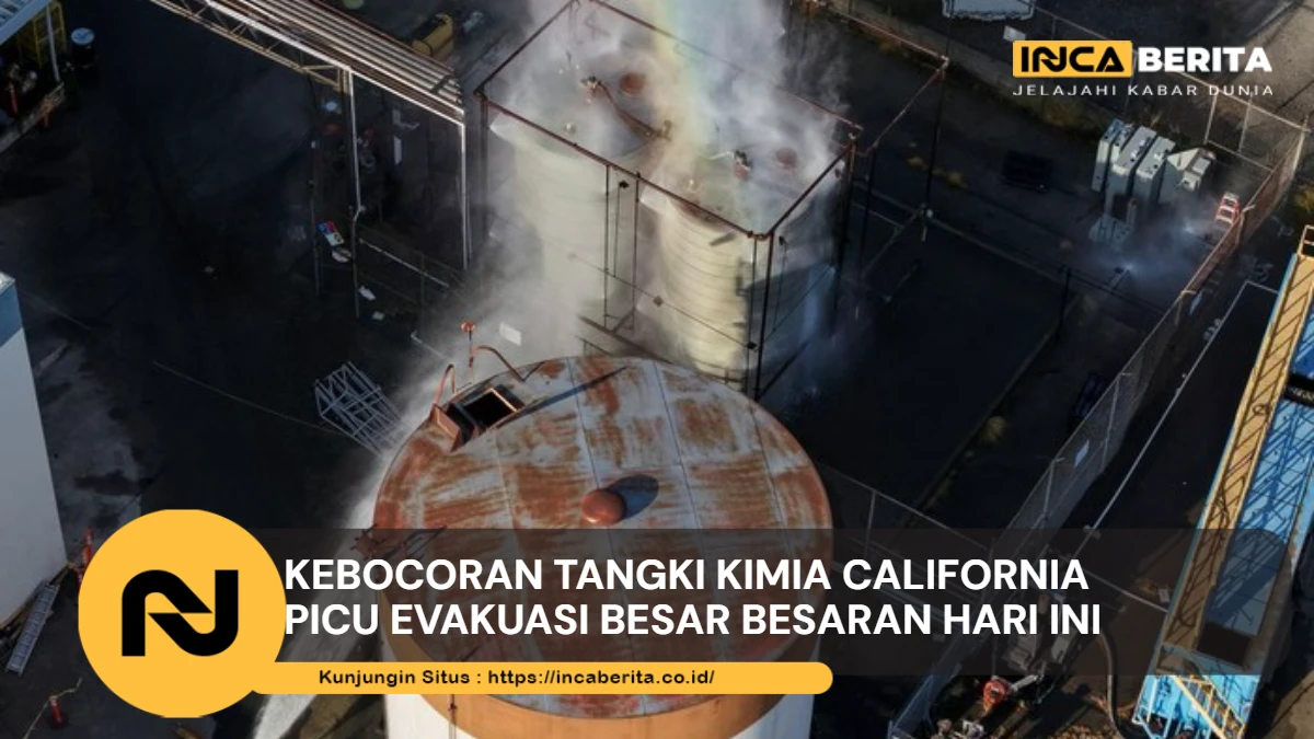 kebocoran tangki kimia California