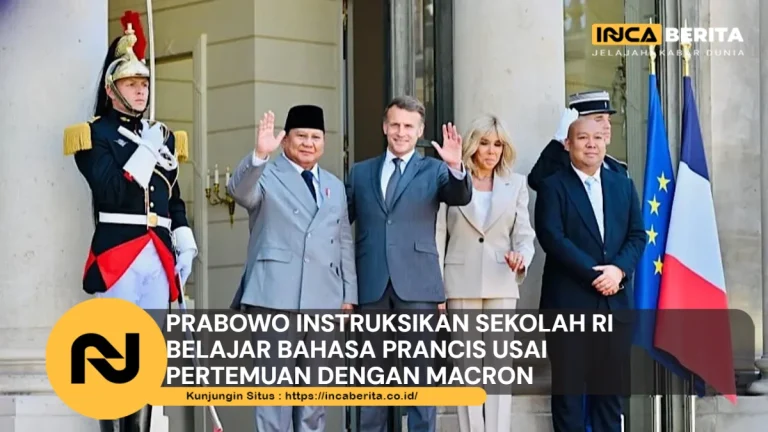 Prabowo Instruksikan Sekolah RI Belajar Bahasa Prancis