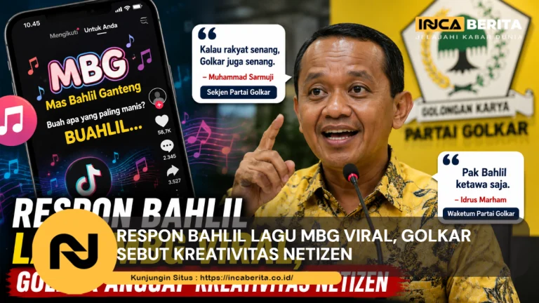 Respon Bahlil Lagu MBG Viral, Golkar Sebut Kreativitas Netizen