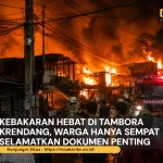 Kebakaran Hebat di Tambora Krendang, Warga Hanya Sempat Selamatkan Dokumen Penting