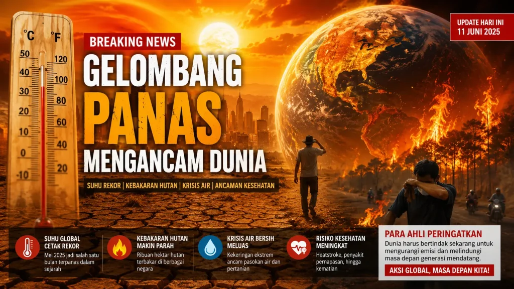 gelombang panas mengancam dunia