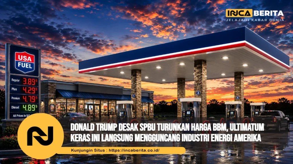 Donald Trump Desak SPBU Turunkan Harga BBM, Ultimatum Keras Ini Langsung Mengguncang Industri Energi Amerika