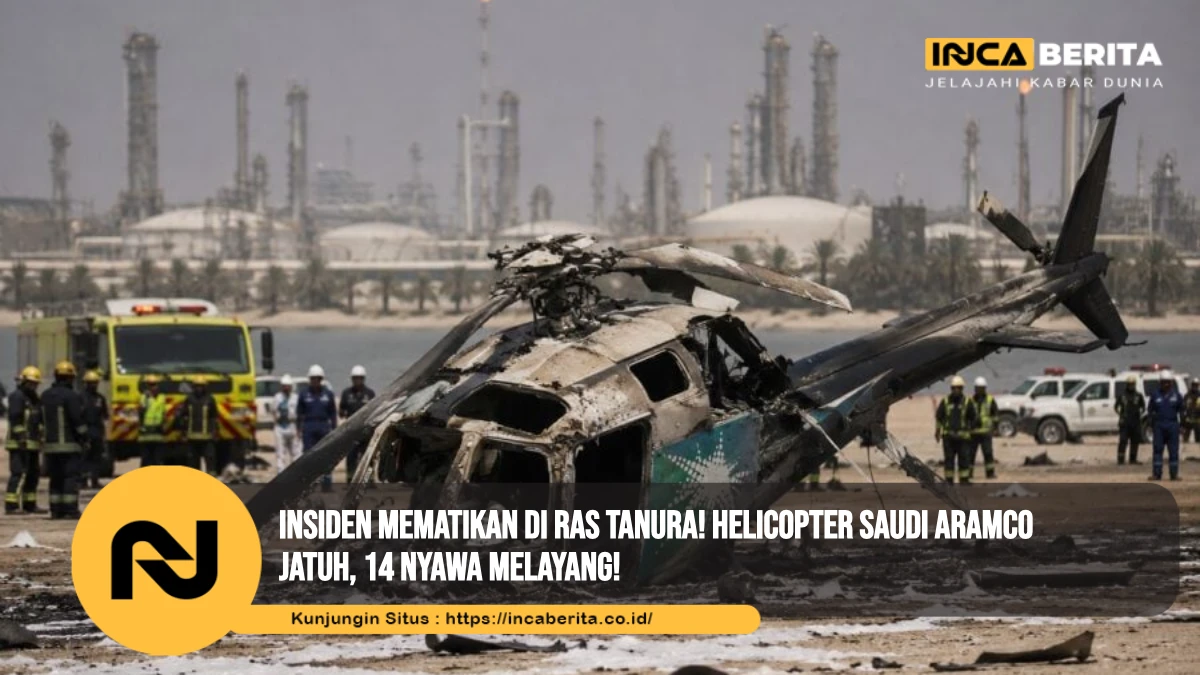 Helicopter Saudi Aramco Jatuh