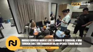 Imigrasi Bongkar Markas Love Scamming di Semarang, 4 WNA Tiongkok dan 2 WNI Diamankan dalam Operasi Tengah Malam