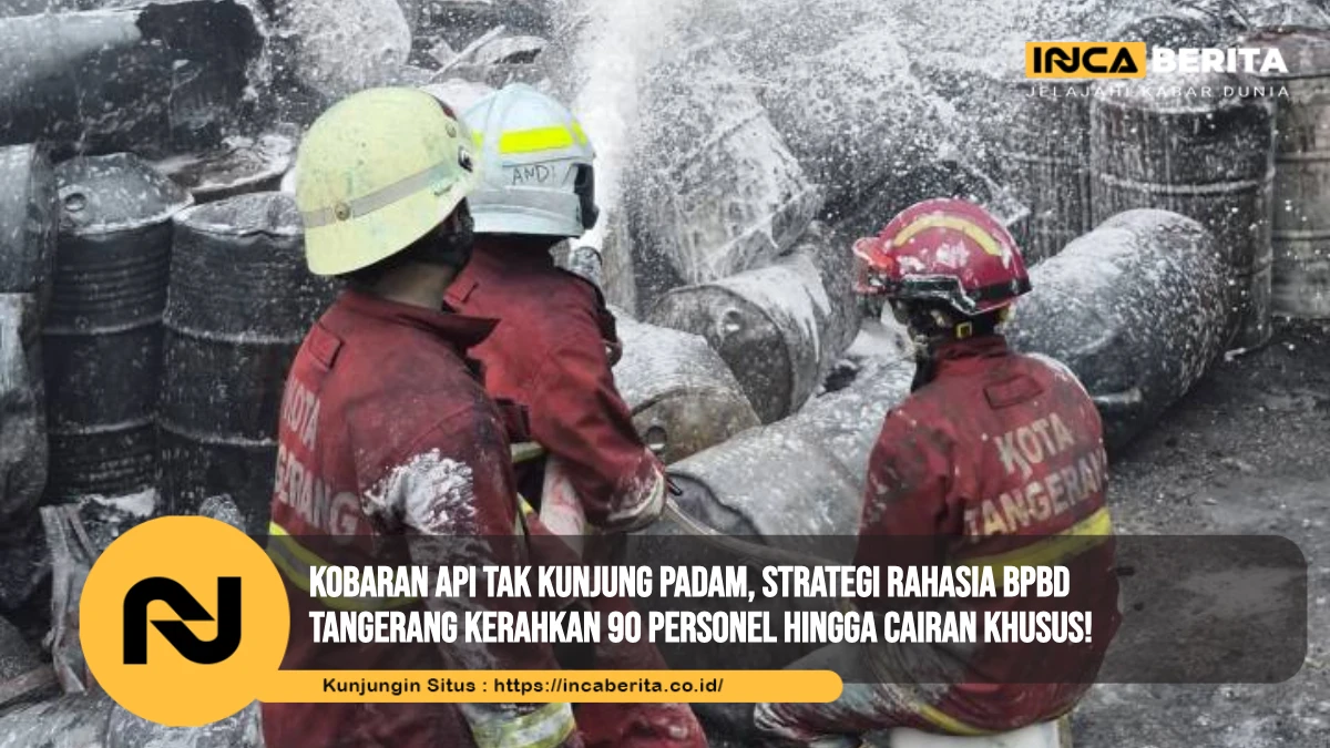 Pabrik Karet Tangerang Terbakar