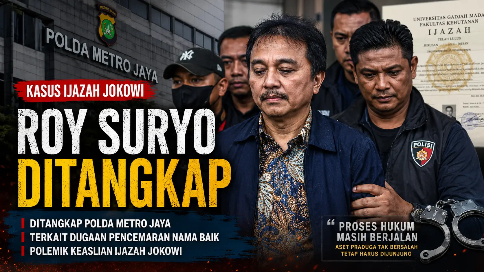 Roy Suryo Ditangkap: Kronologi, Fakta, dan Dampaknya bagi Ruang Publik